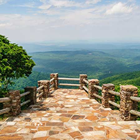 Overlook of the Arkansas River Valley